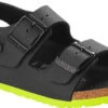 Birkenstock Children's Milano 2 Birkenstock Children's Milano -Prime Shoes Shop birkenstock childrens milano desert soil black lime birko flor 1022129 24154.1648566604.600.600
