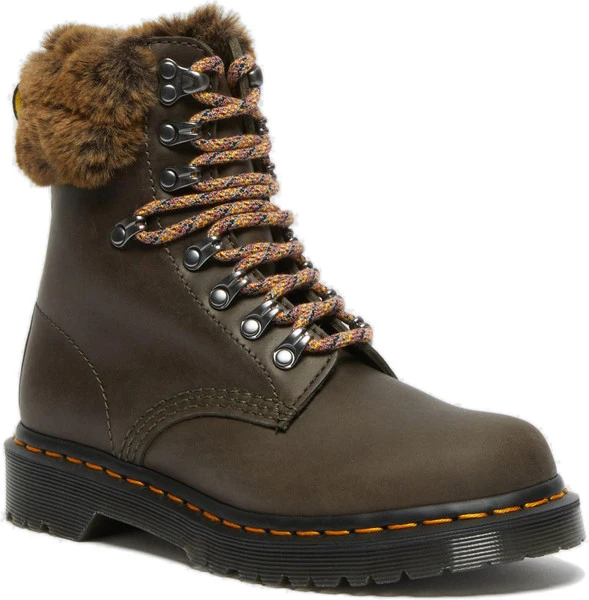 Dr. Martens Women's 1460 Serena Collar Faux Fur Lined 3 Dr. Martens Women's 1460 Serena Collar Faux Fur Lined
