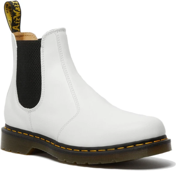 Dr. Martens Women's 2976 Yellow Stitch Smooth Leather Chelsea 3 Dr. Martens Women's 2976 Yellow Stitch Smooth Leather Chelsea