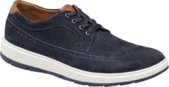 Johnston & Murphy Elliston Wingtip 7 Johnston & Murphy Elliston Wingtip -Prime Shoes Shop johnston murphy mens elliston wingtip navy suede 25 3097 46036.1567721392