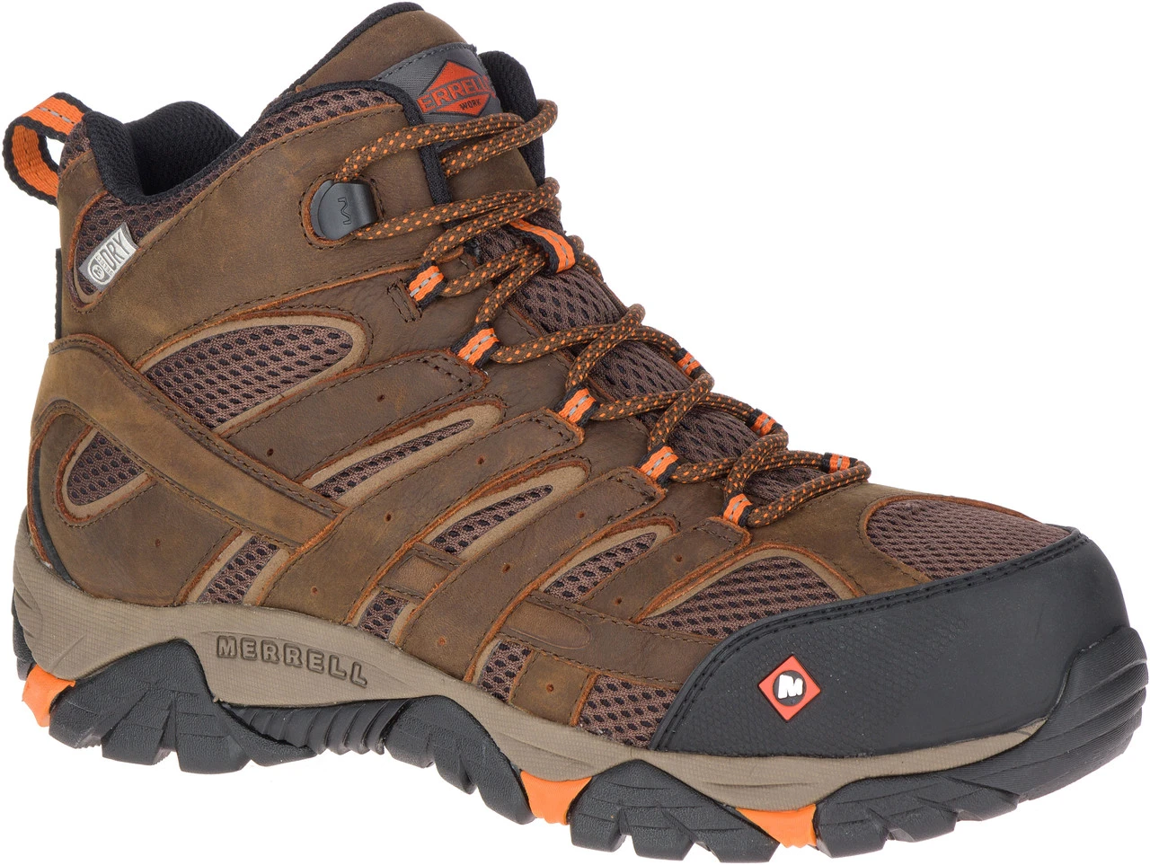 Merrell Men's Moab Vertex Mid Waterproof Comp Toe 3 Merrell Men's Moab Vertex Mid Waterproof Comp Toe