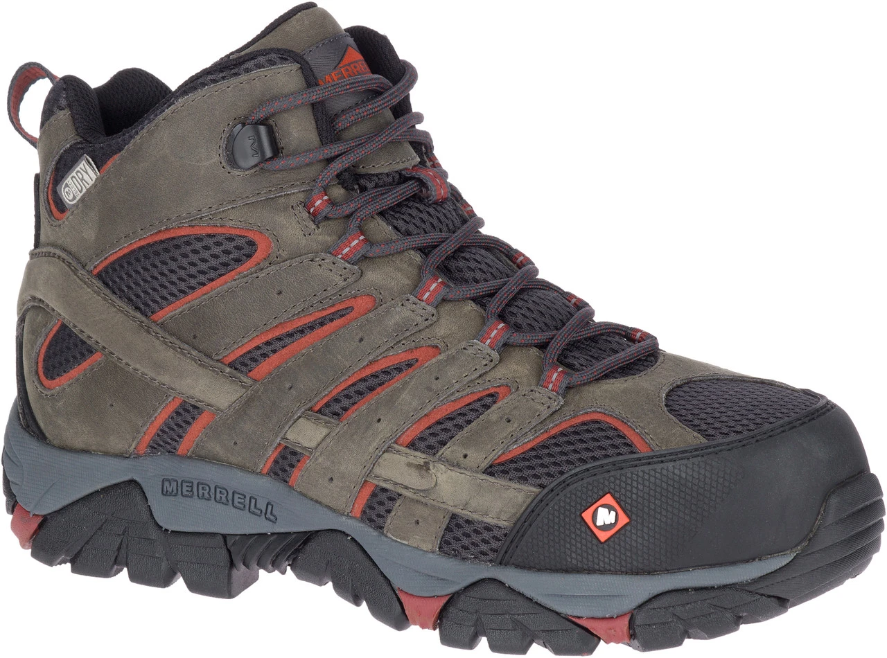 Merrell Men's Moab Vertex Mid Waterproof Comp Toe 4 Merrell Men's Moab Vertex Mid Waterproof Comp Toe - Image 2