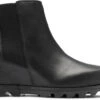 Sorel Women's Joan Of Arctic Wedge III Chelsea -Prime Shoes Shop sorel womens joan of arctic wedge 3 chelsea bootie black sea salt 1951131010 38893.1659480891