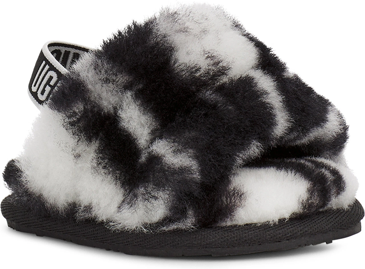 UGG Infants Fluff Yeah Slide Marble 3 UGG Infants Fluff Yeah Slide Marble