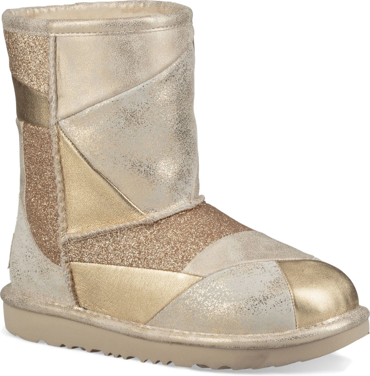 UGG Kids Classic Short II Patchwork 3 UGG Kids Classic Short II Patchwork