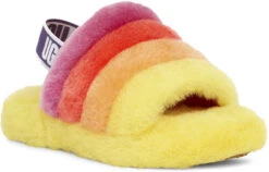 UGG Kids Fluff Yeah Slide 29 UGG Kids Fluff Yeah Slide -Prime Shoes Shop ugg kids fluff yeah slide yellow rainbow 1116157k yrnb 08423.1647038454