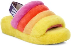 UGG Women's Pride Fluff Yeah Slide 6 UGG Women's Pride Fluff Yeah Slide -Prime Shoes Shop ugg womens pride fluff yeah slide rainbow yellow 1097169 pryw 15975.1630426000